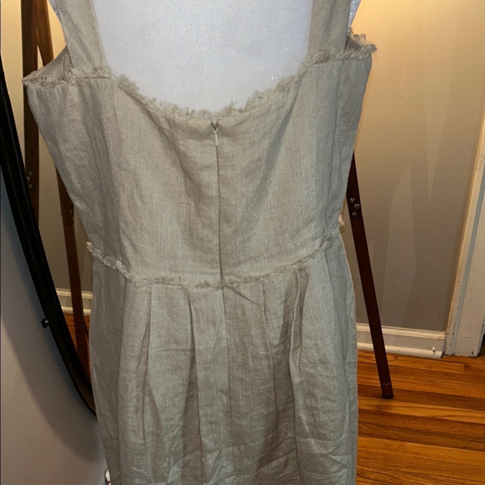 Donna Ricco Beige Midi Dress - Picture 5 of 8